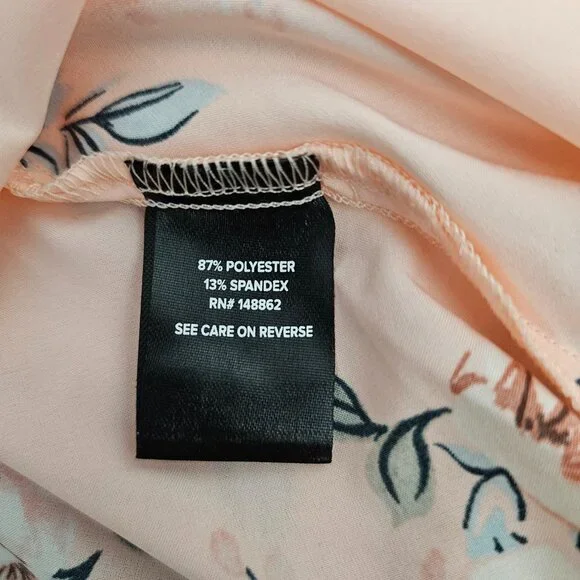 Torrid Women's Babydoll Halter Floral Flowy Swing Tank Top Pink - Picture 6 of 8